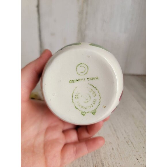 Bee sugar cup lip ceramic vintage home decor kitchen tea - Picture 8 of 8